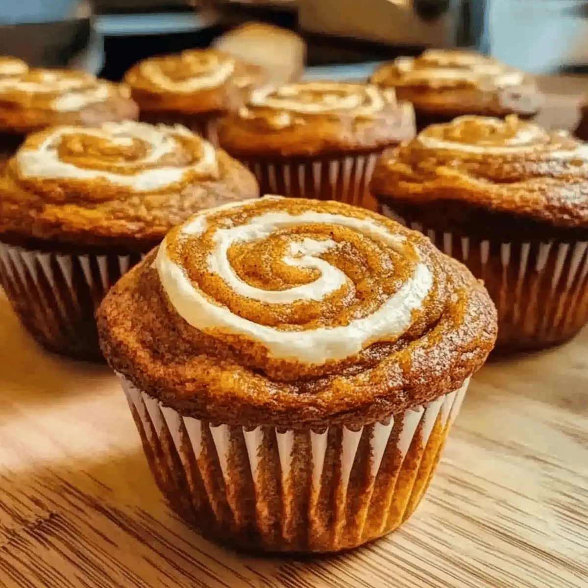 Pumpkin Swirl Muffins