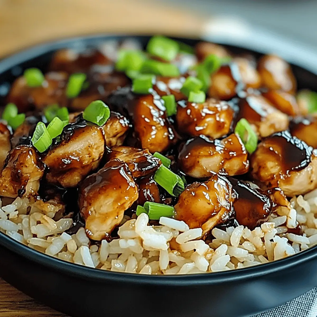 Honey BBQ Chicken Rice