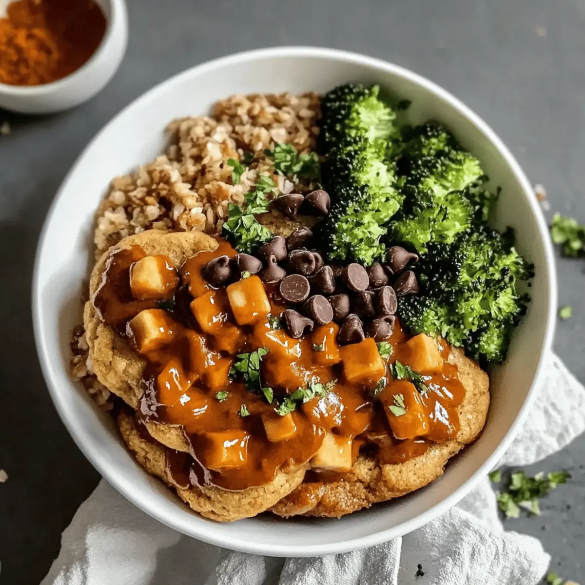 Thai Peanut Sweet Potato Buddha Bowl