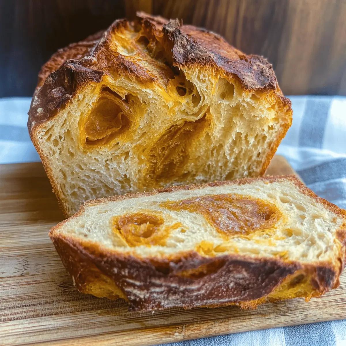 Pumpkin Spice Sourdough Bread