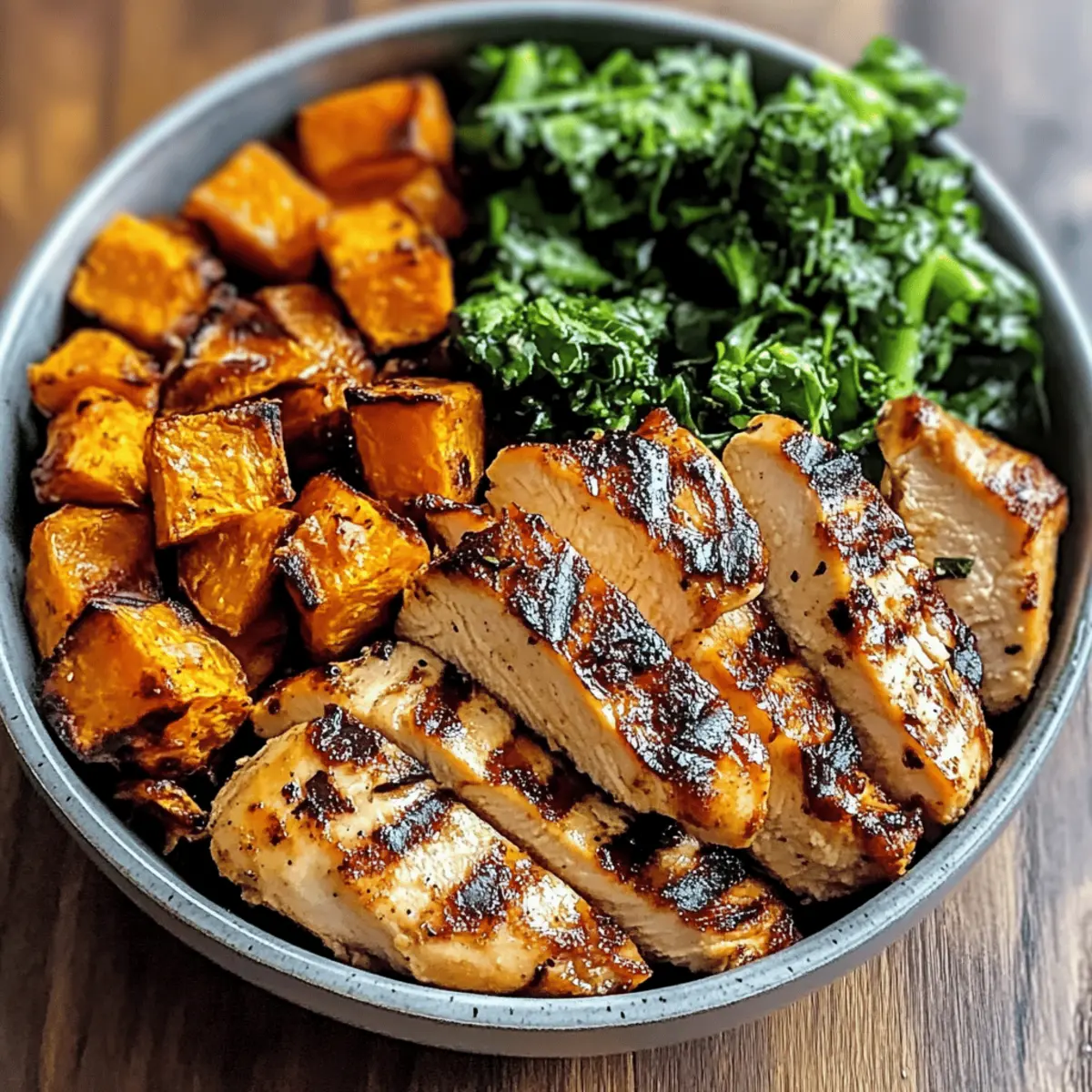 Grilled Chicken & Sweet Potato Bowl