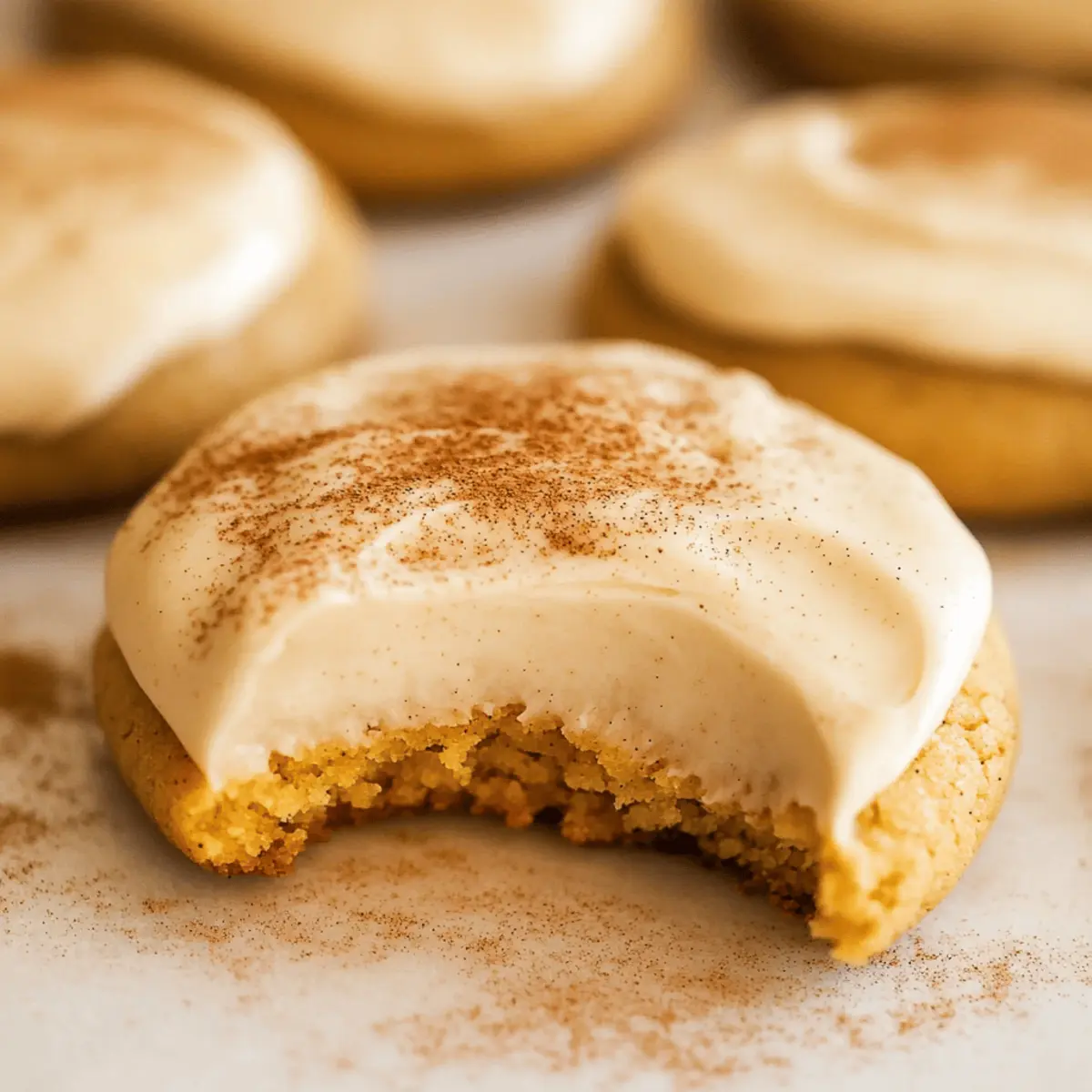 Pumpkin Spice Sugar Cookies with Cream Cheese Frosting