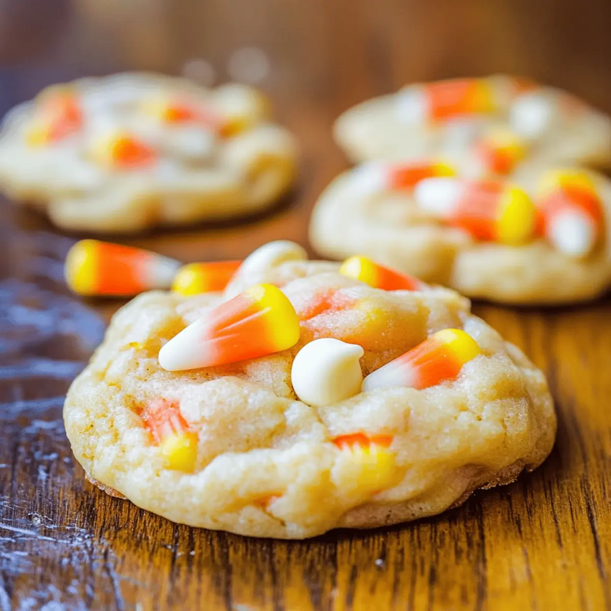 Candy Corn and White Chocolate Softbatch Cookies