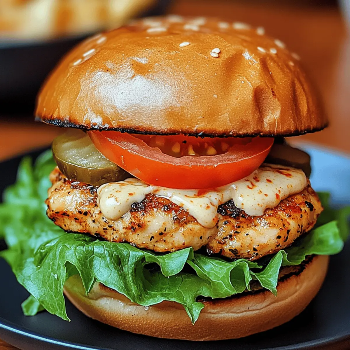 Spicy Chipotle Chicken Burger
