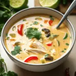 Crockpot Thai Coconut Chicken Soup
