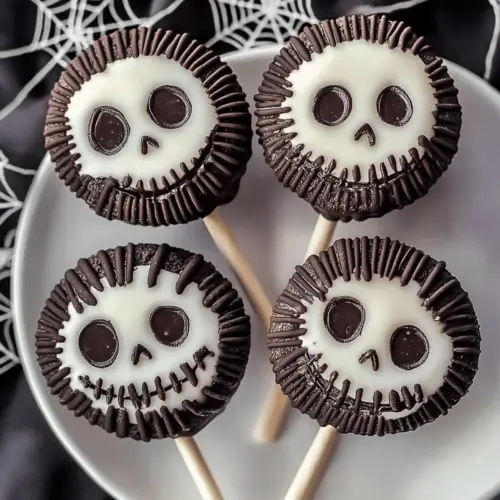 Delightful Jack Skellington Oreo Pops for Halloween Fun