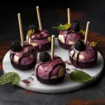 Forbidden Forest Blackberry Cheesecake Pops