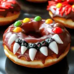 Halloween Donuts With Teeth