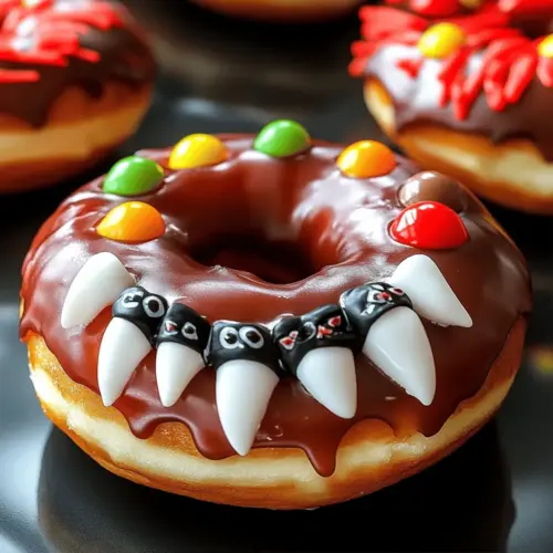 Halloween Donuts With Teeth