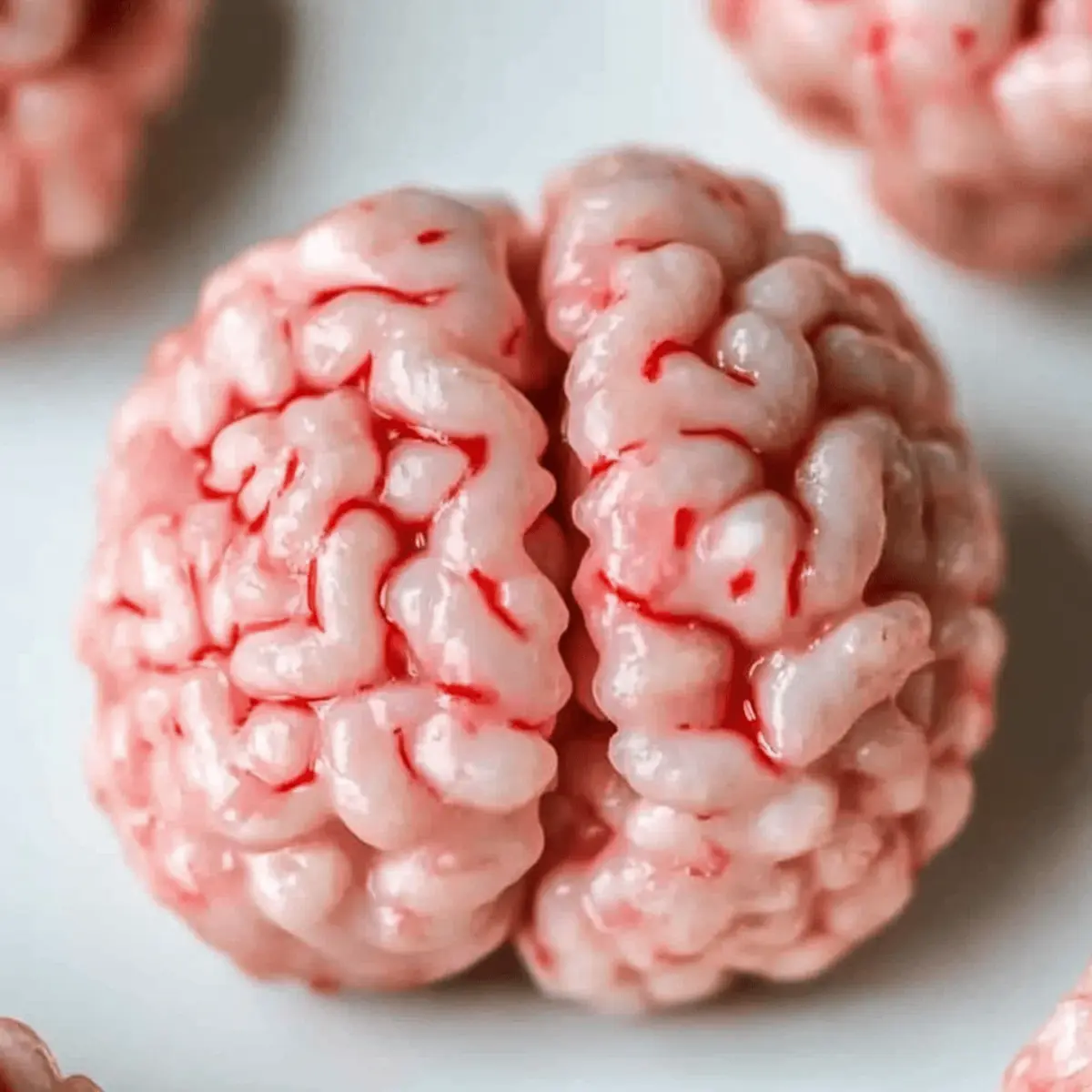 Marshmallow Rice Bubbles Halloween Brains