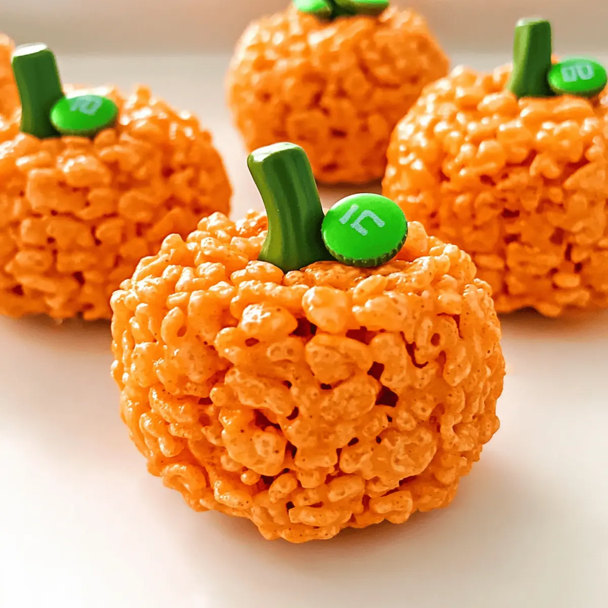 Pumpkin Rice Krispie Treats