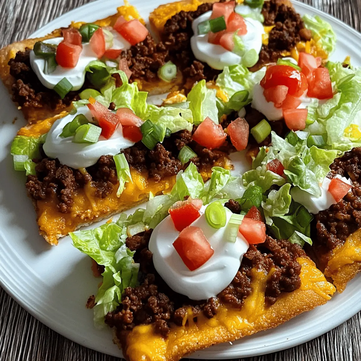 Sheet Pan Taco Pizza