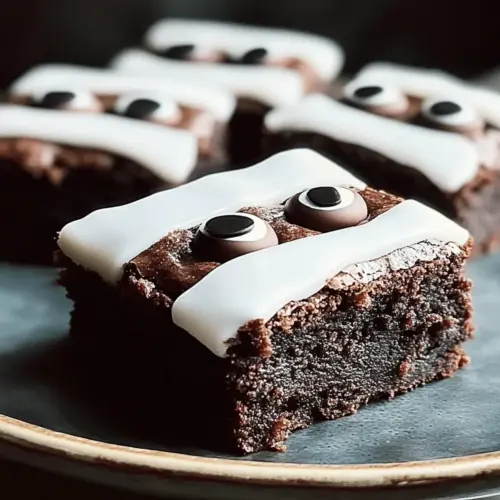 Spooktacular Mummy Brownies – Easy Halloween Treats