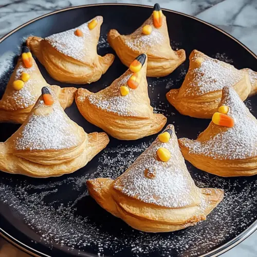 Spooky Crescent Roll Witch Hats – Easy Halloween Treats