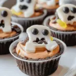 Spooky Graveyard Pudding Cookie Cups Recipe for Halloween