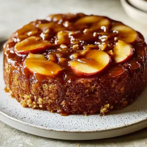 Caramel Apple Upside-Down Cake