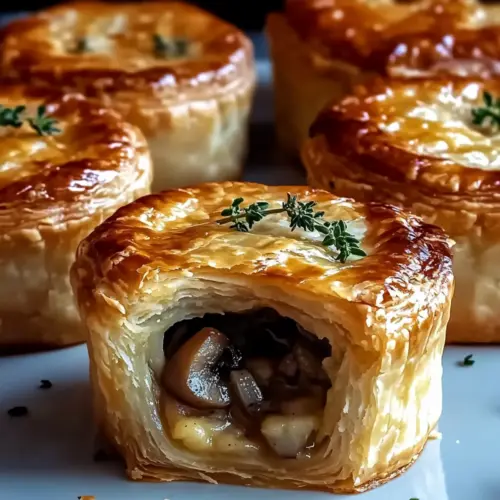 Mini Mushroom & Gruyère Pot Pies