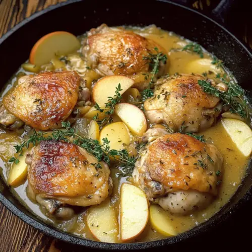 French Apple Cider Chicken