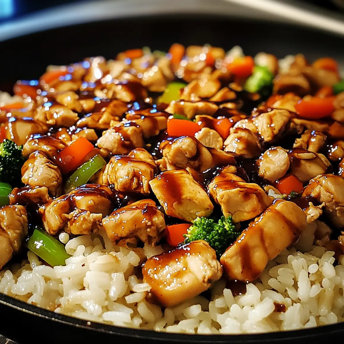 One-Pan Bold Honey BBQ Chicken Rice