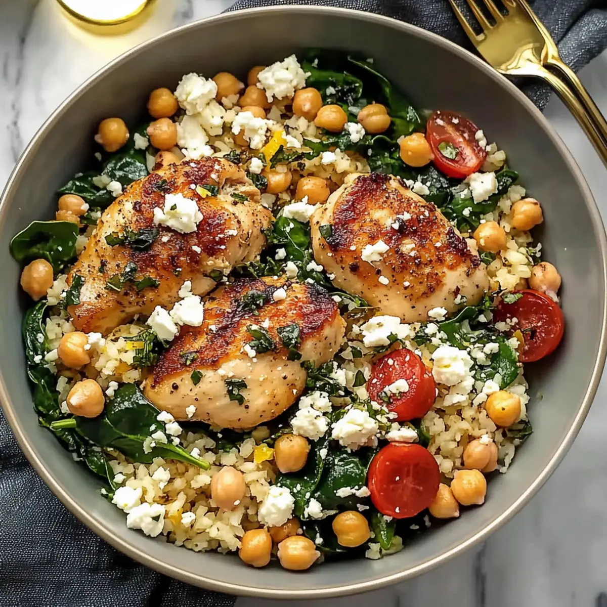 Greek Chicken and Lemon Rice