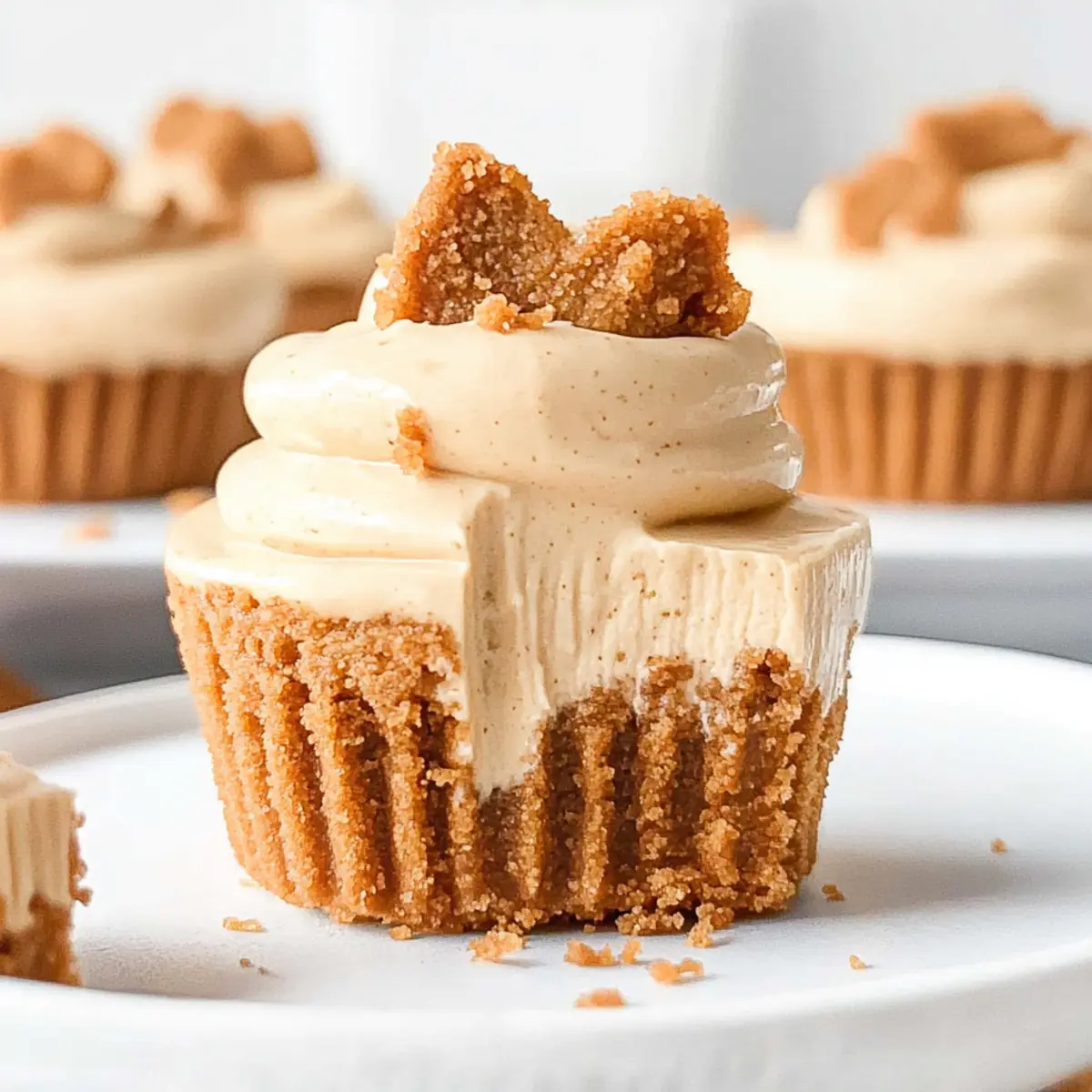 Mini Biscoff Cheesecakes