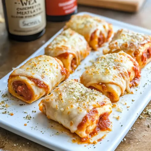Low-Calorie Pizza Rolls