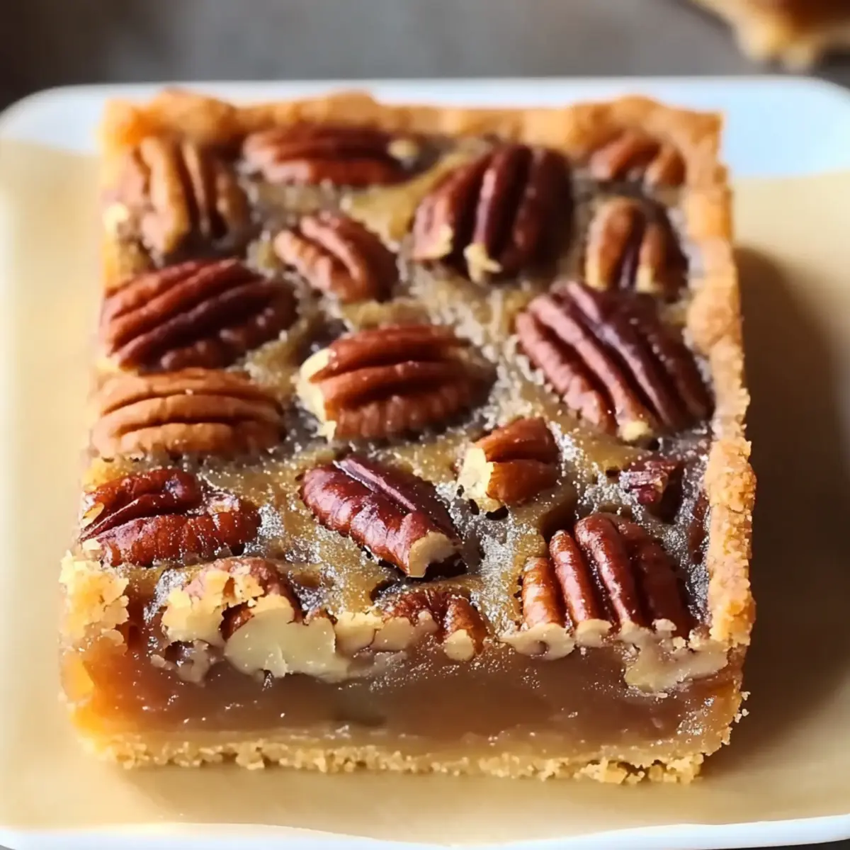Rich Pecan Pie Bars with Easy Pie Crust