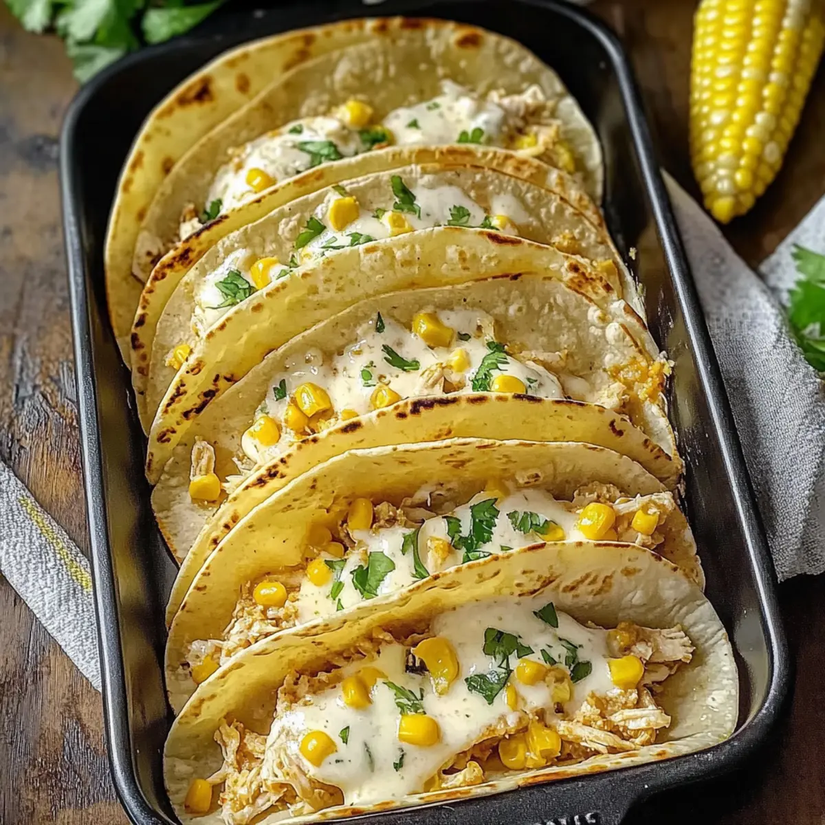 White Chicken Chili Tacos