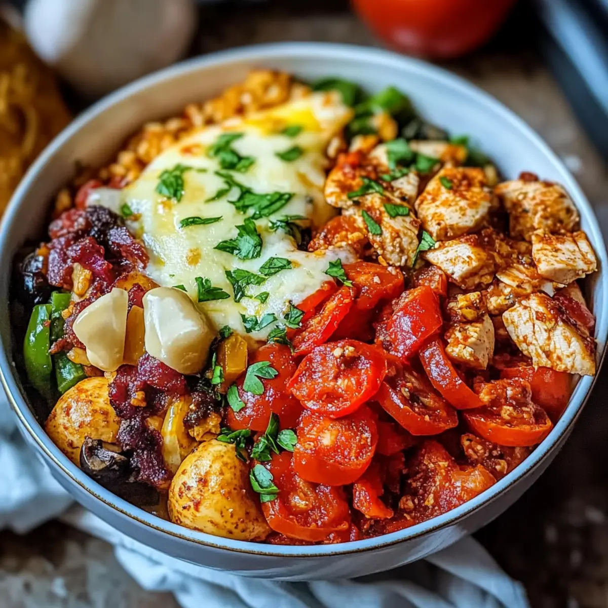 Pizza Protein Bowl