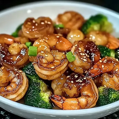 High-Protein Honey Garlic Shrimp