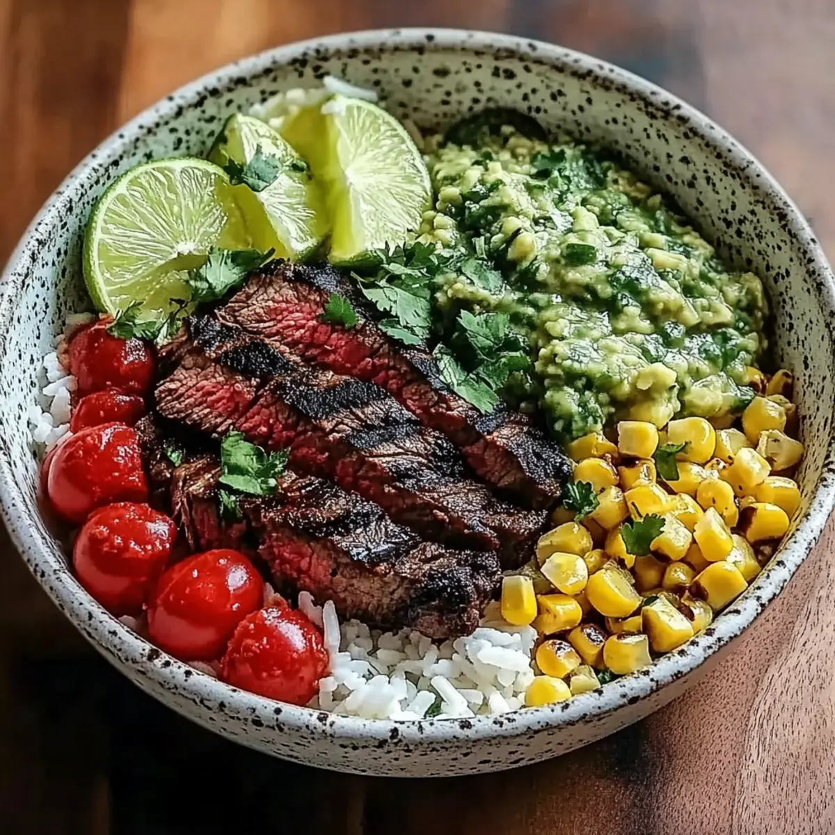 Cilantro Lime Steak Bowls