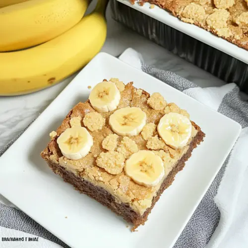Banana Pudding Brownies