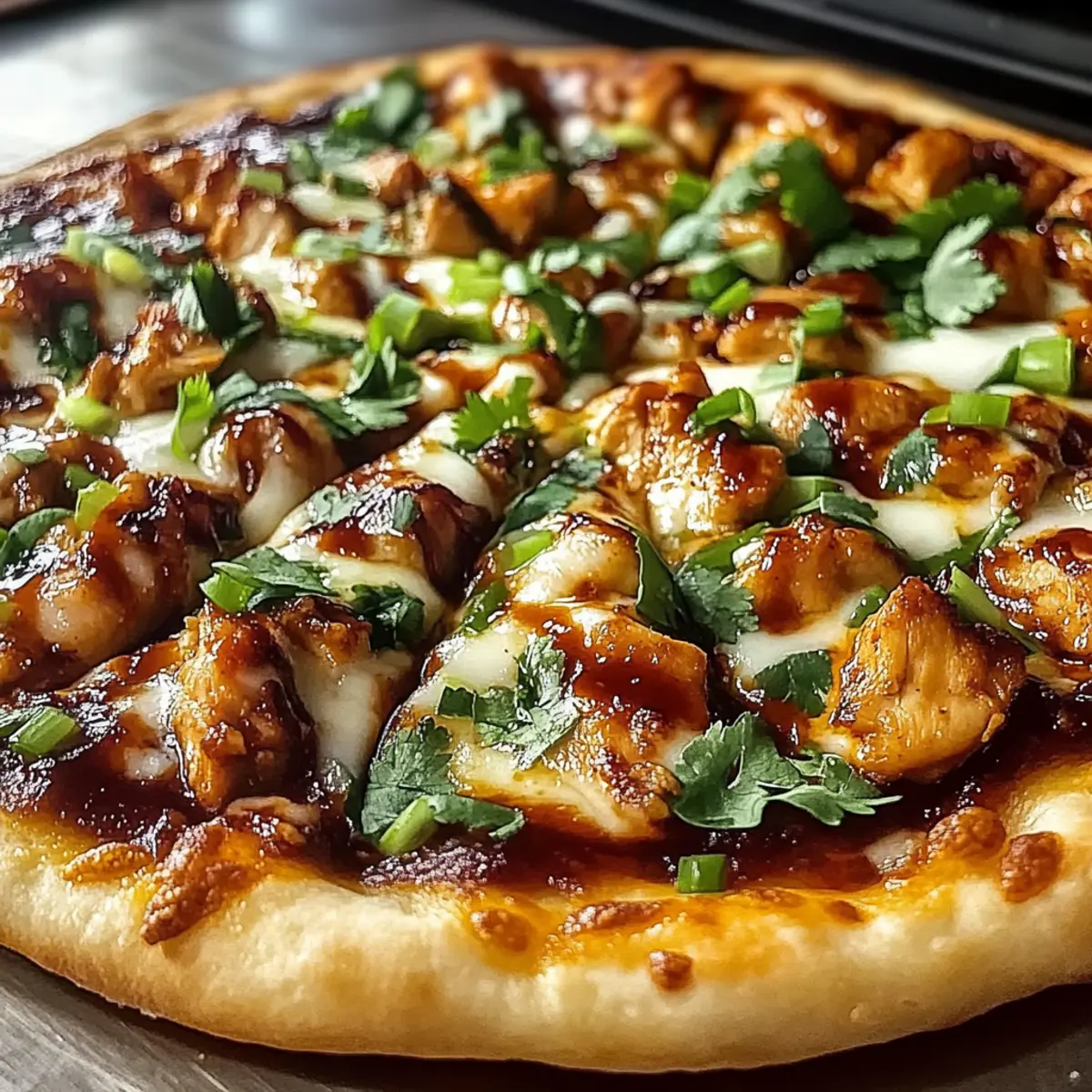 Chili Garlic Chicken Pizza