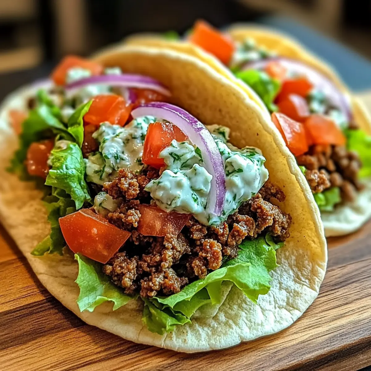 Ground Beef Gyros
