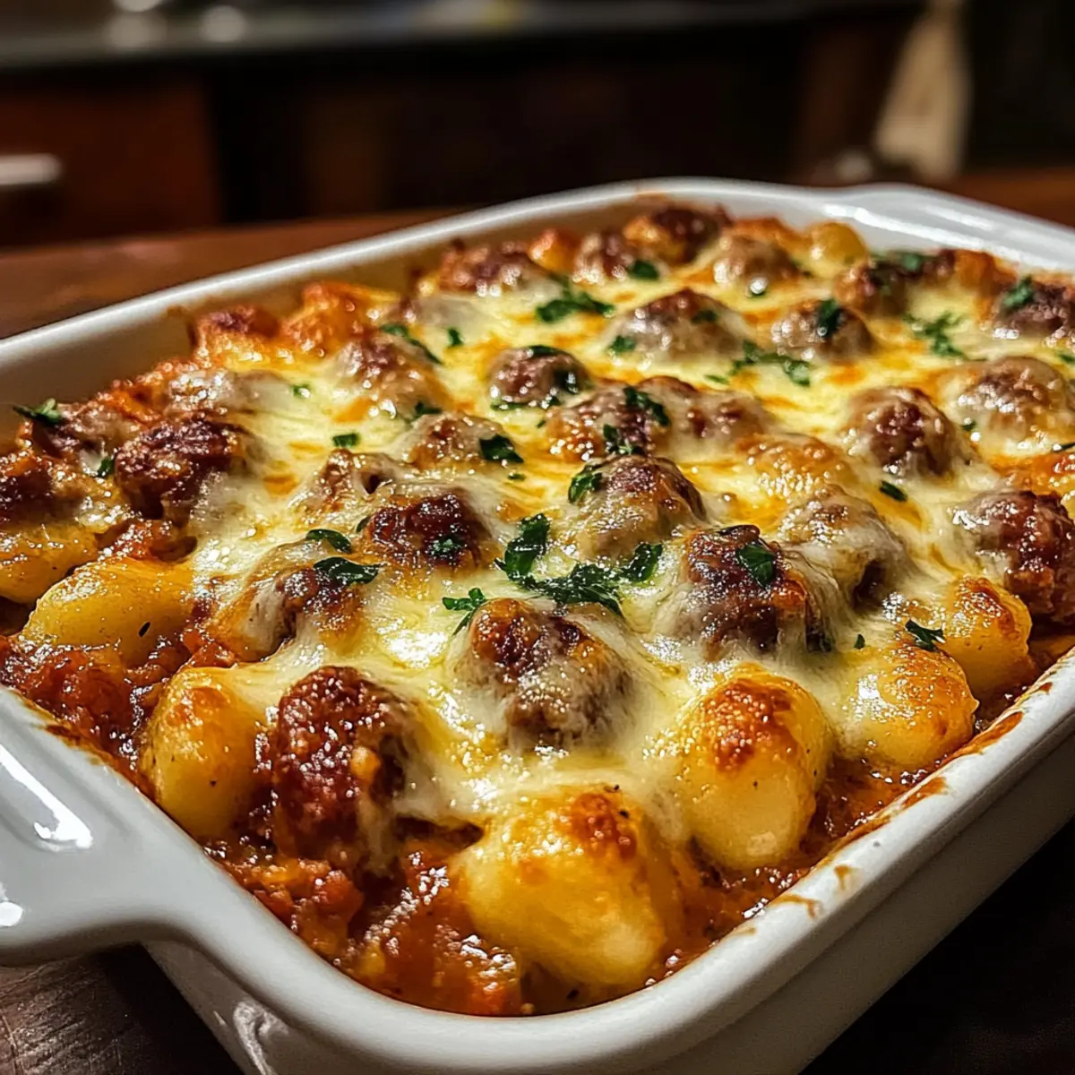 Baked Gnocchi with Sausage