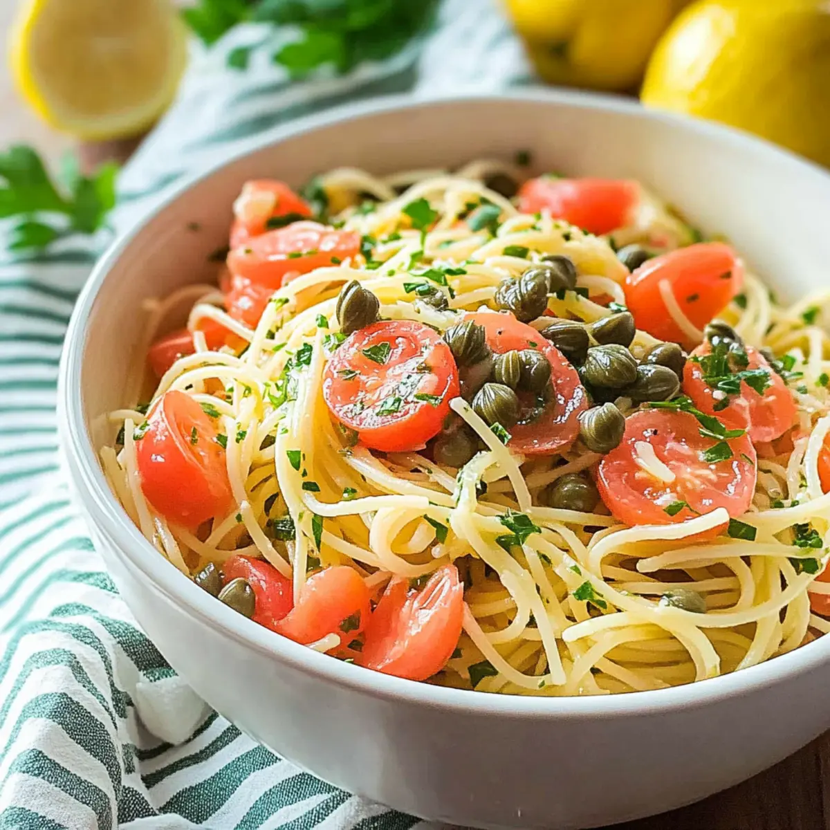 Lemon Capellini Salad