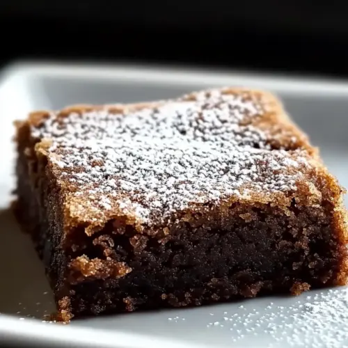 Gingerbread Brownies