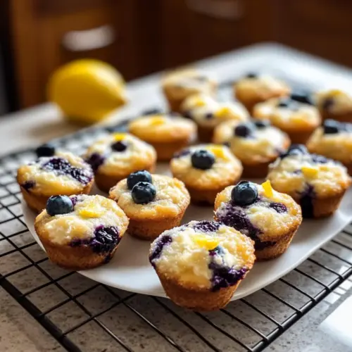 Blueberry and Lemon Zest Cottage Cheese Bites