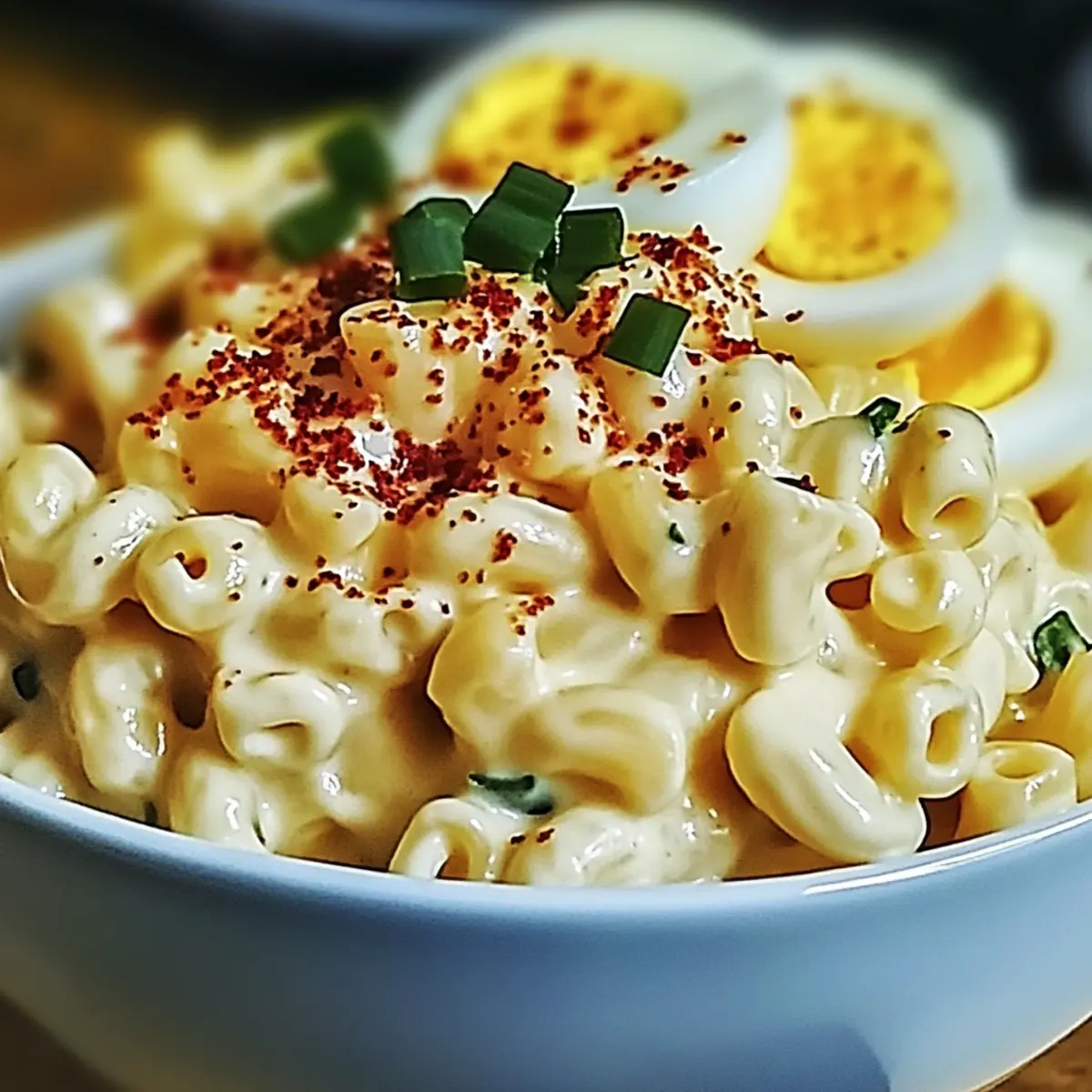 Deviled Egg Macaroni Salad