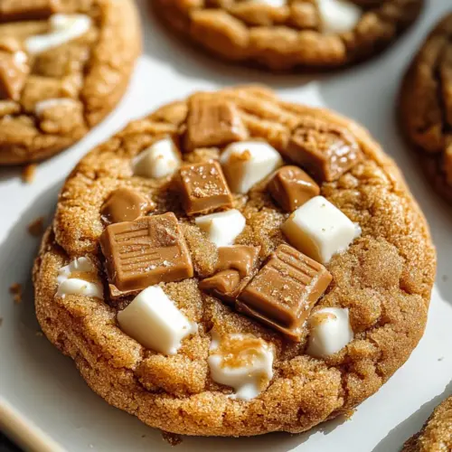 Biscoff Cookie Butter White Chocolate Chip Cookies