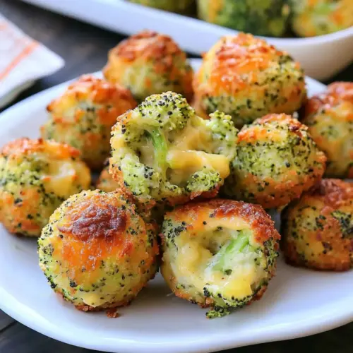 Baked Broccoli Cheese Balls