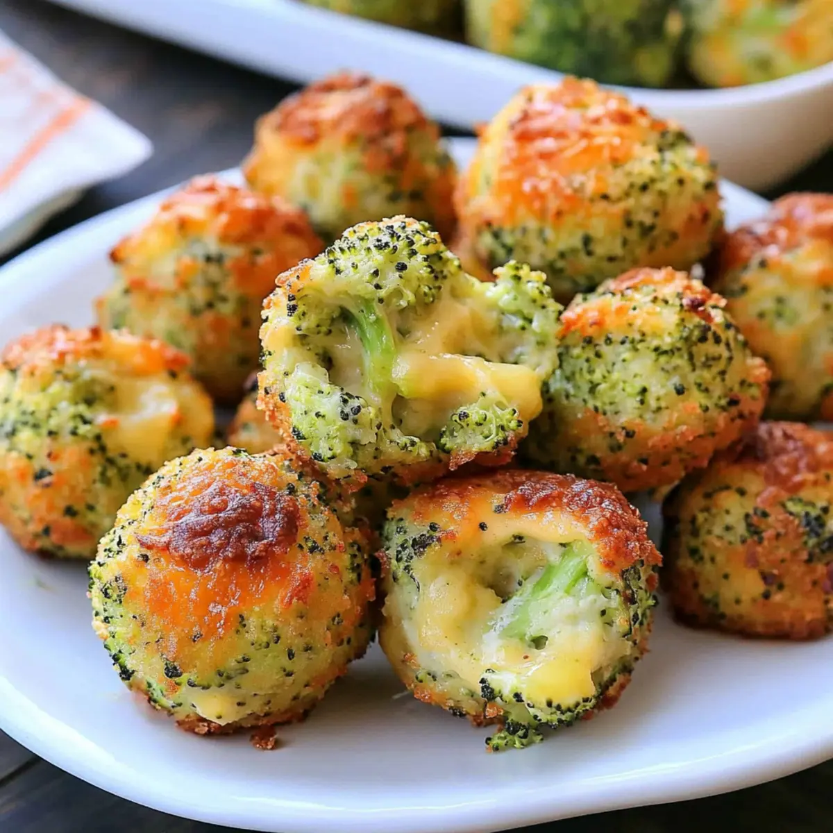 Baked Broccoli Cheese Balls