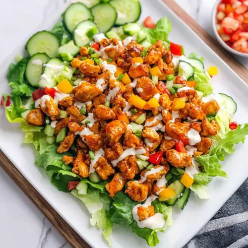 Honey Hot Chicken Salad