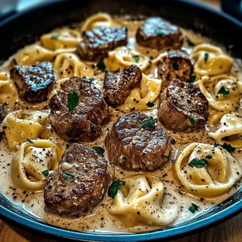 Garlic Steak Tortellini