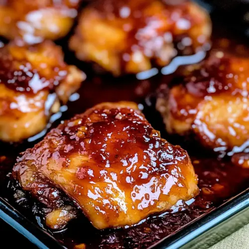 Sticky, Gooey, Sweet & Savory Apricot Chicken