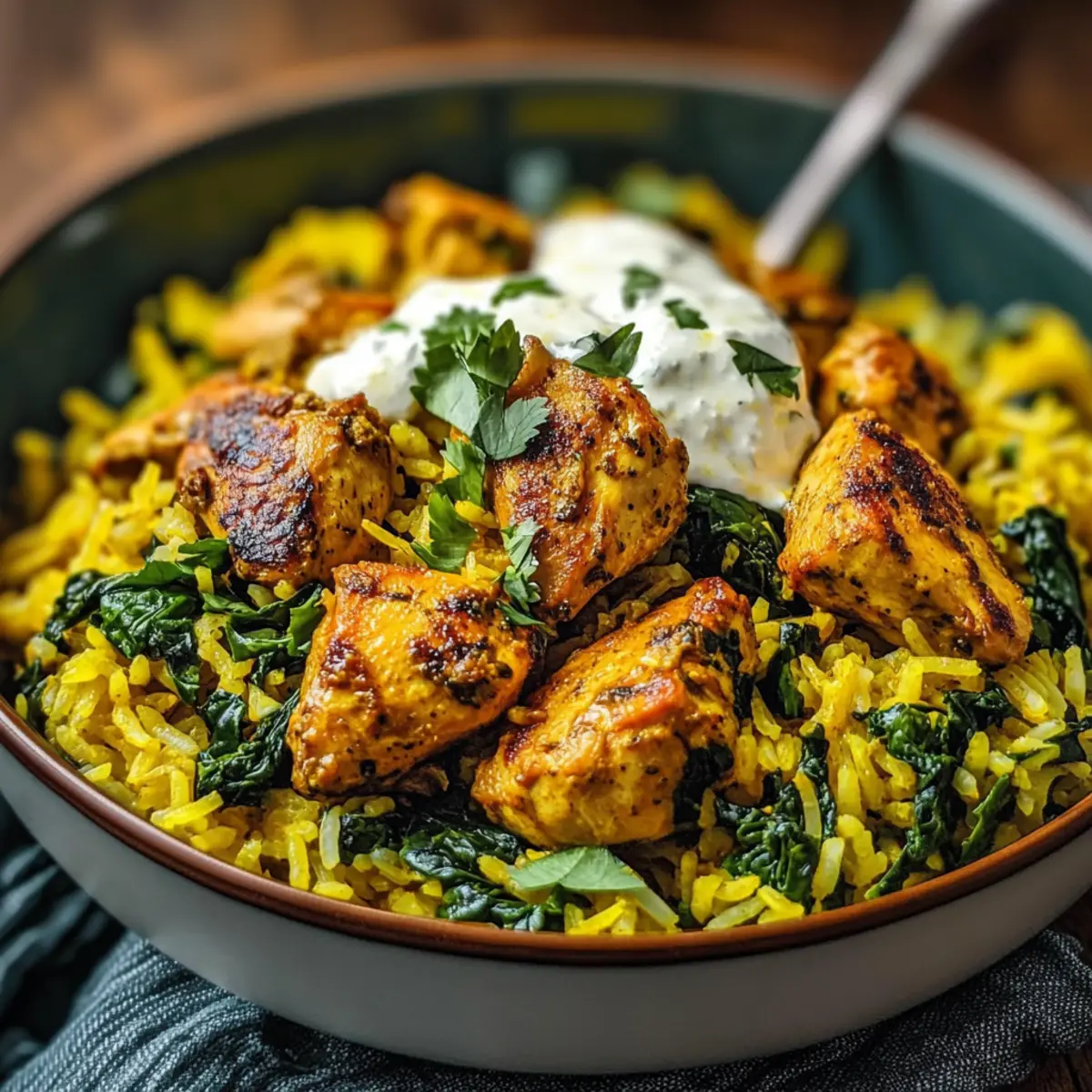 Anti-Inflammatory Turmeric Chicken & Rice