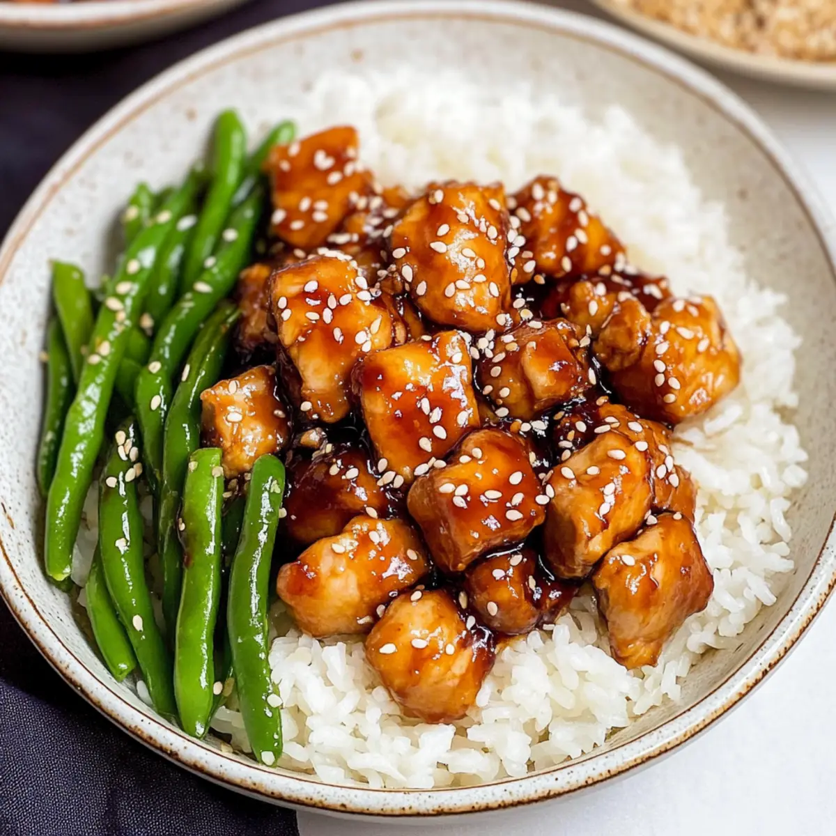 Healthy Sesame Chicken