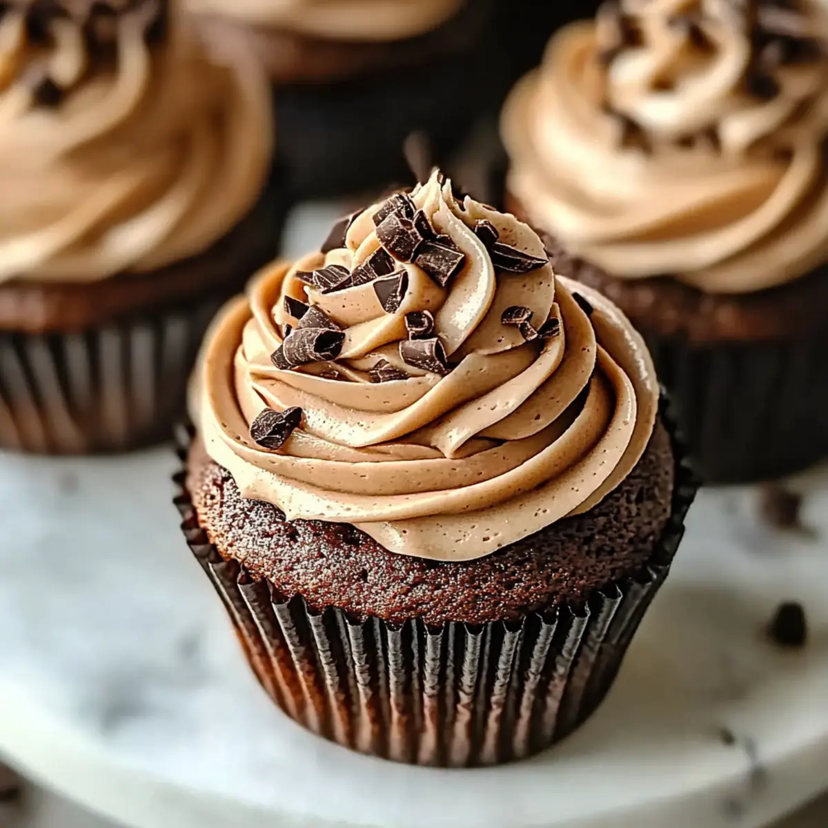Espresso Cupcakes with Espresso Frosting