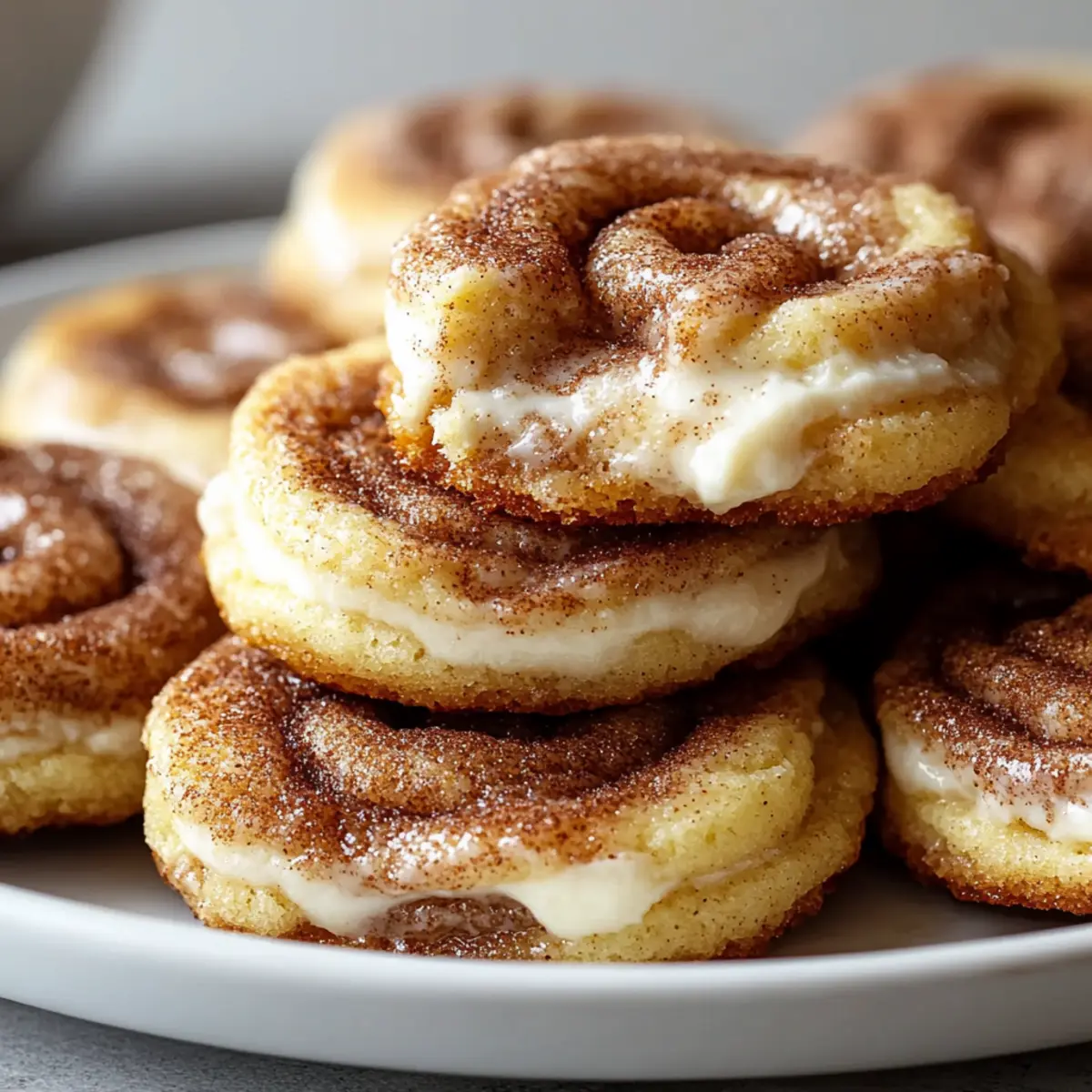 Cinnamon Roll Cheesecake Cookies