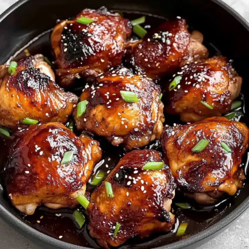 Honey Soy Baked Chicken Thighs